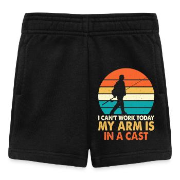 Fishing Anglers Fishing - Baby Shorts - black - Front