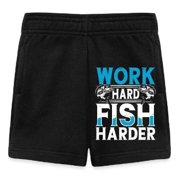 Pêche Pêcheurs Pêche - Short Bébé - noir - Devant