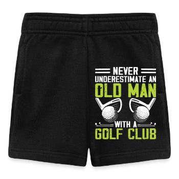 Golf Golfer - Baby Shorts - Schwarz - Vorne