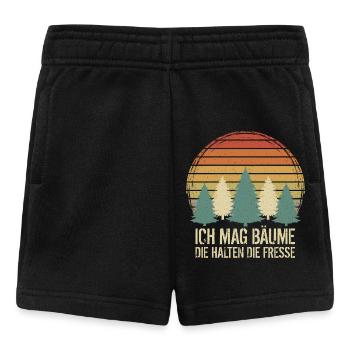 Wandern - Baby Shorts - Schwarz - Vorne