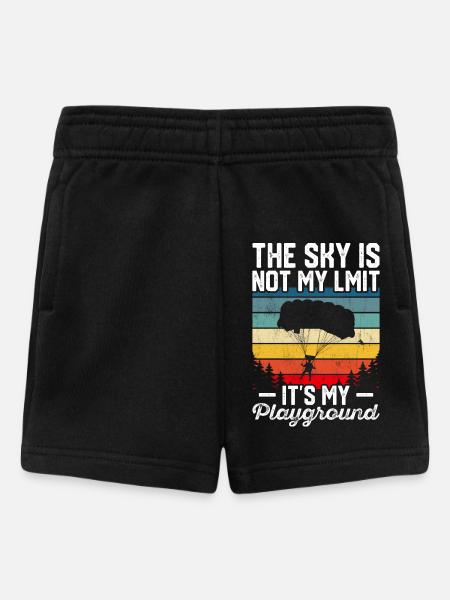 Fallschirmspringer - Baby Shorts - Schwarz