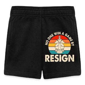 Schach - Baby Shorts - Schwarz - Vorne