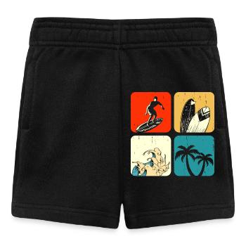 Surfing Surfer - Baby Shorts - black - Front
