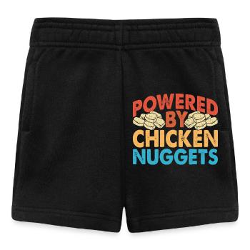 Chicken Nuggets - Baby Shorts - Schwarz - Vorne
