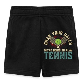 Tennis - Baby Shorts - Schwarz - Vorne