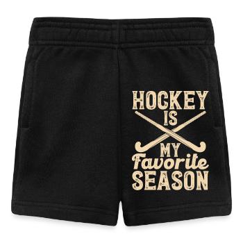 Eishockey - Baby Shorts - Schwarz - Vorne