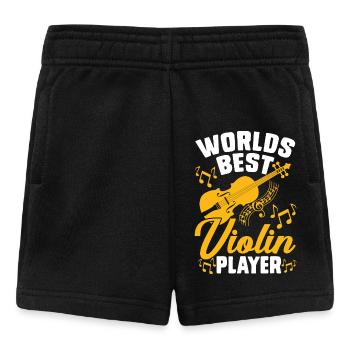 Violine Violinist - Baby Shorts - Schwarz - Vorne
