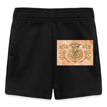 Sceau de Bach / monogramme / armoiries / insignes - Short Bébé - noir - Devant