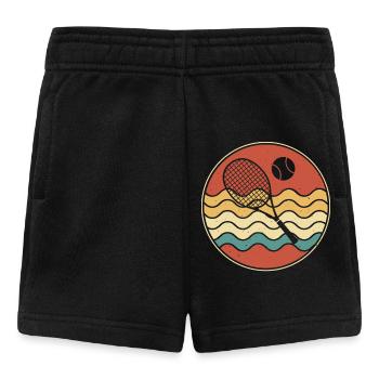 Tennis - Baby Shorts - Schwarz - Vorne