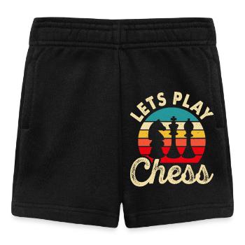 Schach - Baby Shorts - Schwarz - Vorne