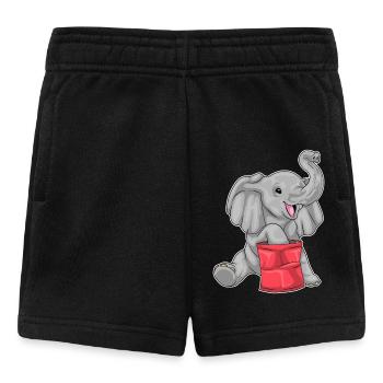 Elephant Chips - Baby Shorts - black - Front