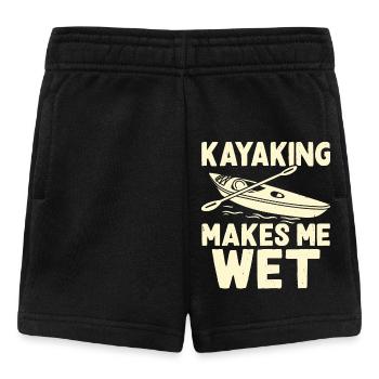 Kajak Kajakfahrer Kajaker - Baby Shorts - Schwarz - Vorne