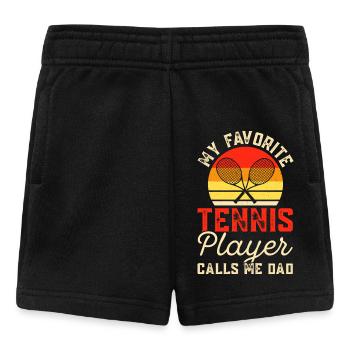 Tennis - Baby Shorts - Schwarz - Vorne