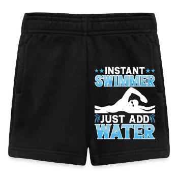 Schwimmen Schwimmer - Baby Shorts - Schwarz - Vorne
