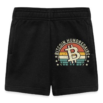 Bitcoin Krypto Kryptowährung - Baby Shorts - Schwarz - Vorne