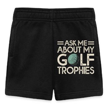 Golf Golfer - Baby Shorts - Schwarz - Vorne