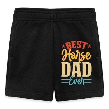 Horses Dad - Baby Shorts - black - Front