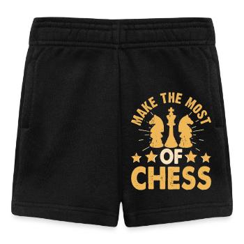 Schach - Baby Shorts - Schwarz - Vorne