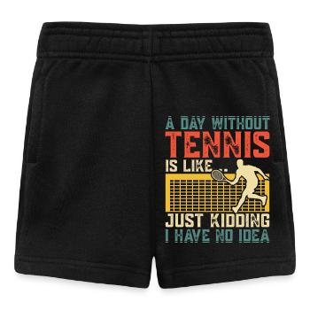Tennis - Baby Shorts - Schwarz - Vorne