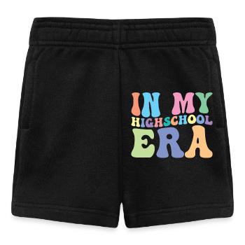 Lycéen Retro Groovy Étudiant - Short Bébé - noir - Devant