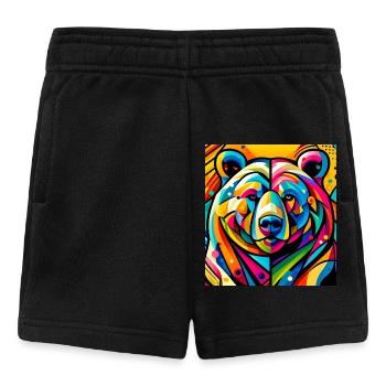 Bear - Baby Shorts - black - Front