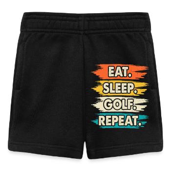 Golf Golfer - Baby Shorts - Schwarz - Vorne