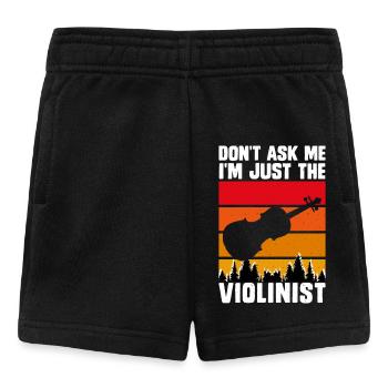 Violine Violinist - Baby Shorts - Schwarz - Vorne