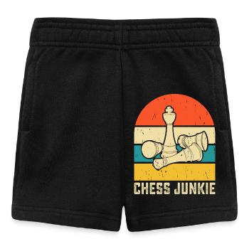 Schach - Baby Shorts - Schwarz - Vorne