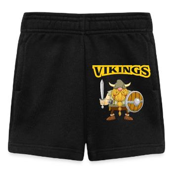 Wikinger, Gnom, Entdecker - Baby Shorts - Schwarz - Vorne