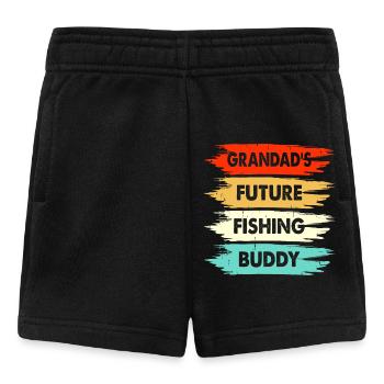Grandads Future Fishing Buddy - Baby Shorts - black - Front