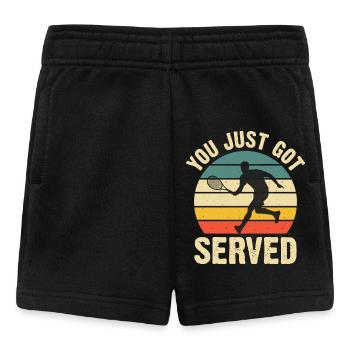 Tennis - Baby Shorts - Schwarz - Vorne