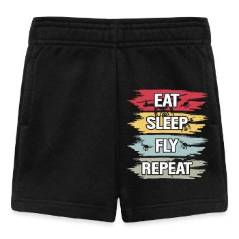 Skydiving - Baby Shorts - black - Front
