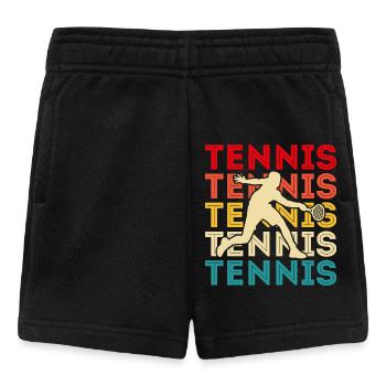 Tennis - Baby Shorts - Schwarz - Vorne