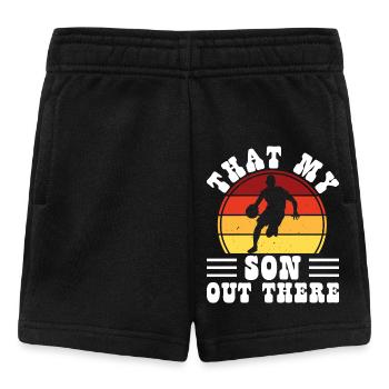Basketball Basketballer - Baby Shorts - Schwarz - Vorne