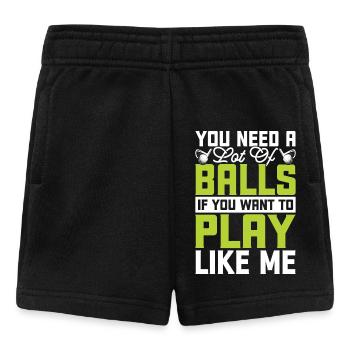 Golf Golfer - Baby Shorts - Schwarz - Vorne