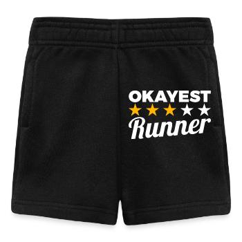Coureur moyen - Short Bébé - noir - Devant