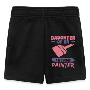 Maler Tochter - Baby Shorts - Schwarz - Vorne