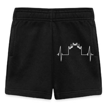 Mailand Skyline Italien Herzschlag Fan Love Milano - Baby Shorts - Schwarz - Vorne
