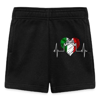 Mailand Skyline Italien Herzschlag Fan Love Milano - Baby Shorts - Schwarz - Vorne