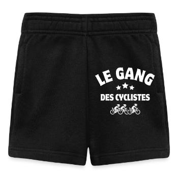 cycliste, cyclisme, vélo, bicyclette - Short Bébé - noir - Devant