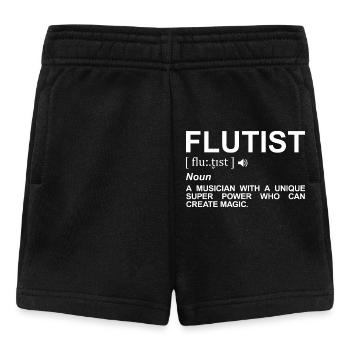 Définition flûtiste - Short Bébé - noir - Devant