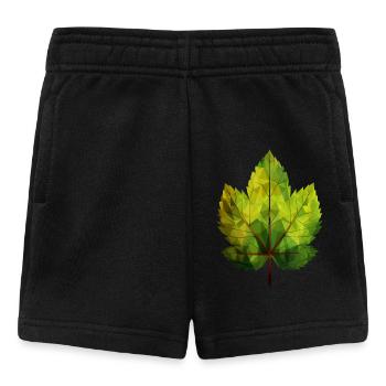 La magie de la châtaigne : l’arbre et la feuille en harmonie - Short Bébé - noir - Devant
