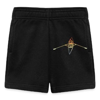 Vintage Sport Rowing Boat - Baby Shorts - black - Front