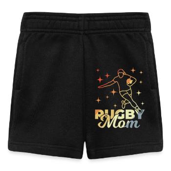 Rugby Mom - Baby Shorts - black - Front