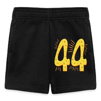 Numéro 44 ans - Fromage d’anniversaire quarante-quatre - Short Bébé - noir - Devant