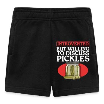 Gurken Gewürzgurken Pickle Kukumer Gurke Geschenk - Baby Shorts - Schwarz - Vorne