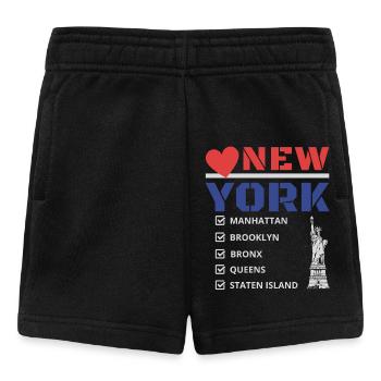 New York City Five Boroughs Love New York Bronx - Baby Shorts - black - Front