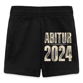 Abitur 2024 - Baby Shorts - Schwarz - Vorne