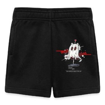 Catghost amoureux - Short Bébé - noir - Devant