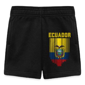 Flagge von Ecuador, ecuadorianischer Stolz - Baby Shorts - Schwarz - Vorne